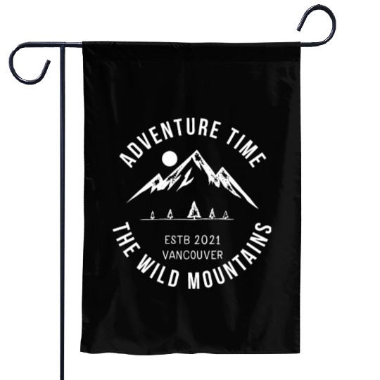 ADVENTURE TIME THE WILD MOUNTAINS Garden Flags