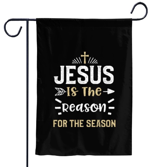 Jesus Is The Reason For The Season Garden Flags