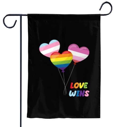 Pride LGBTQ. Statement Garden Flags