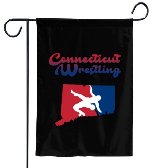 Connecticut Wrestling Garden Flags