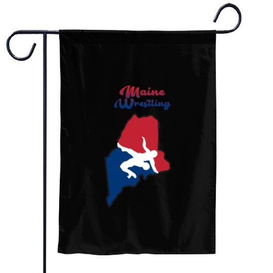 Maine Wrestling Garden Flags
