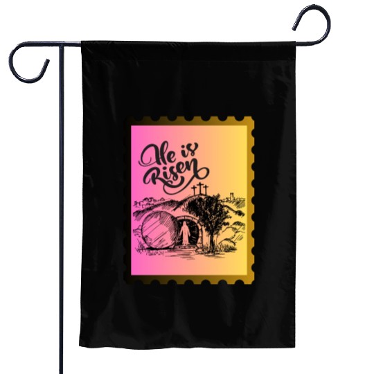 He Is Risen.Great for Easter Events & Gifts.Bible Garden Flags