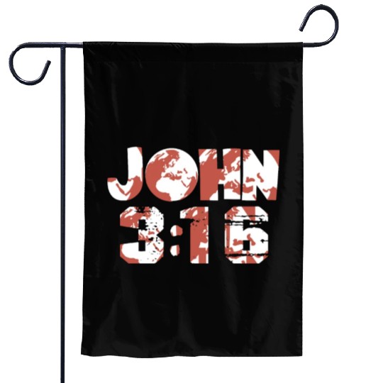 John 3-16 World Garden Flags