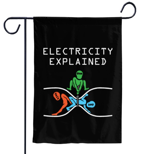 Electronic Physics Science Teacher Proton Neutron Garden Flags