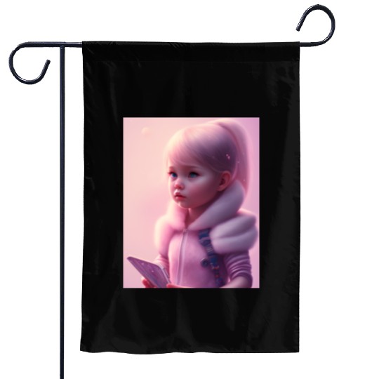 Mommy I'm Stuck Garden Flags