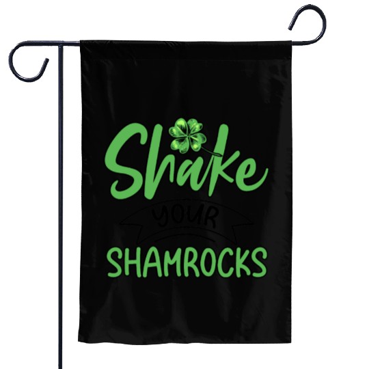 Funny Irish Saint Patricks Day Shake Your Garden Flags