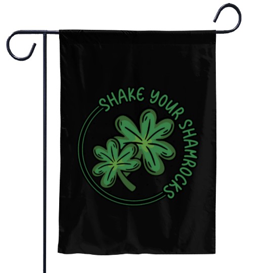 Funny Irish Saint Patricks Day Shake Your Garden Flags