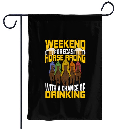 Weekend Forecast Horse Racing Garden Flags
