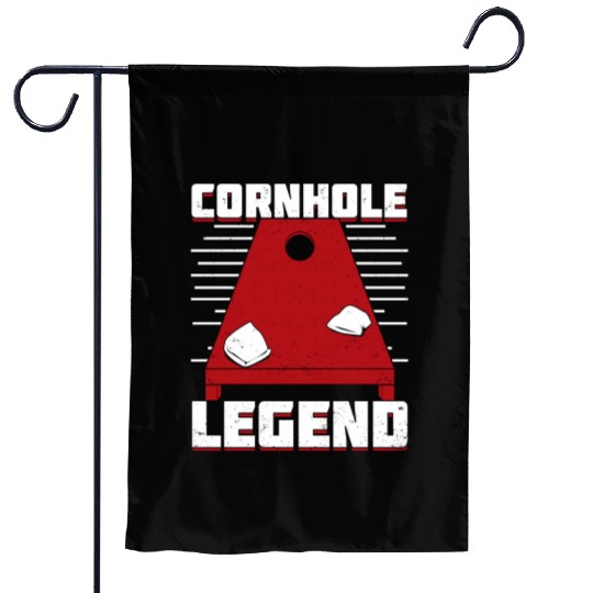 Cornhole Legend Bean Bag Toss Player Gift Garden Flags