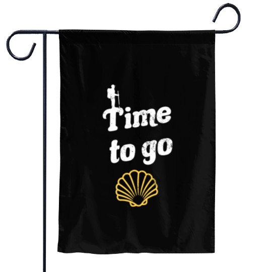 Camino De Santiago Way Of St. James Pilgrims Garden Flags