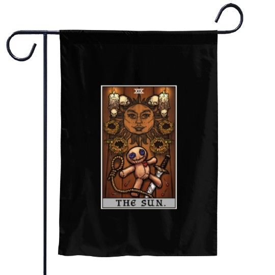 The Sun Terror Tarot Edition Garden Flags