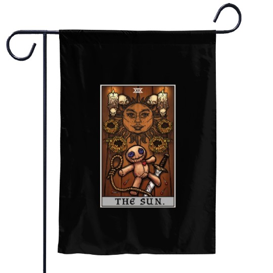 The Sun Terror Tarot Edition Garden Flags