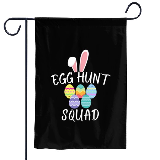 Egg Hunt Squad 2023 Funny Easter Day 2023 Egg Hunt Garden Flags
