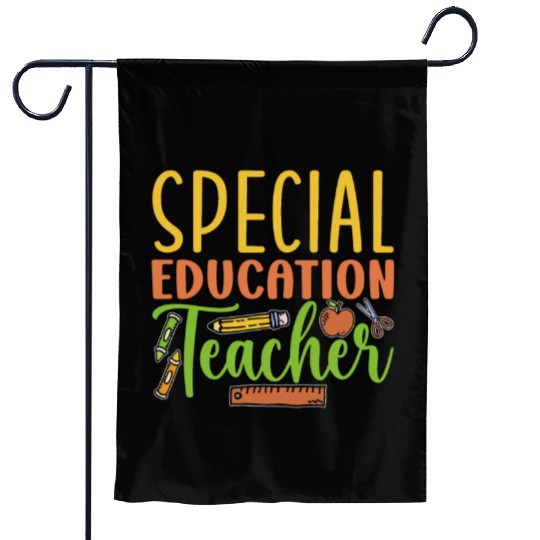 Special Education Teacher Cute Sped Awareness Garden Flags