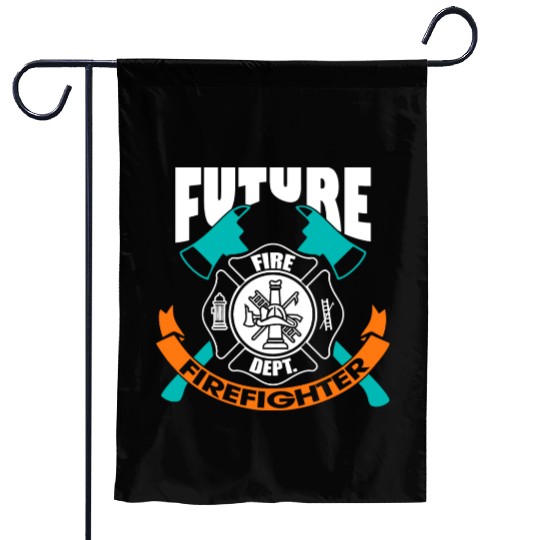 Future Firefighter POD Light Garden Flags