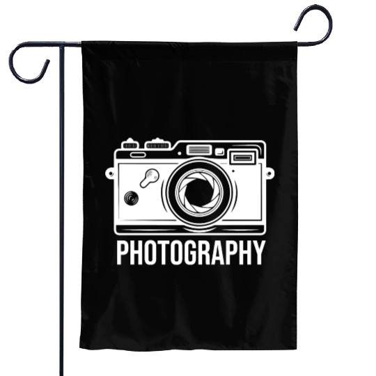 Funny Camera photography quote gift Garden Flags
