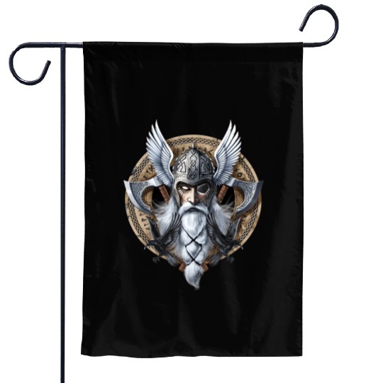 Norse God Odin Viking Warrior Nordic Mythology Ra Garden Flags