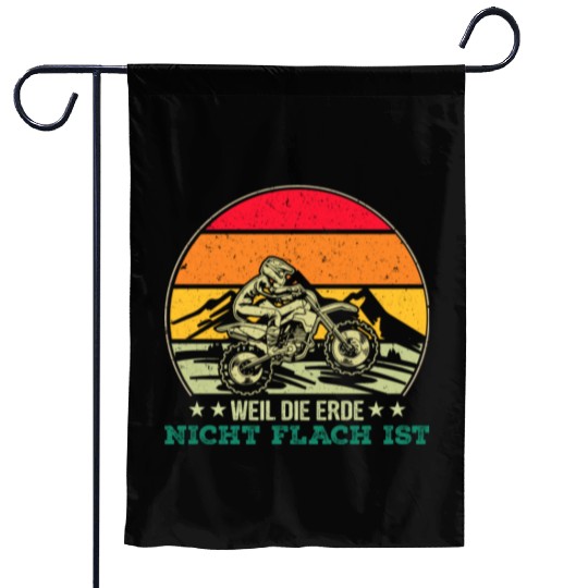Bike Reader t- Garden Flags