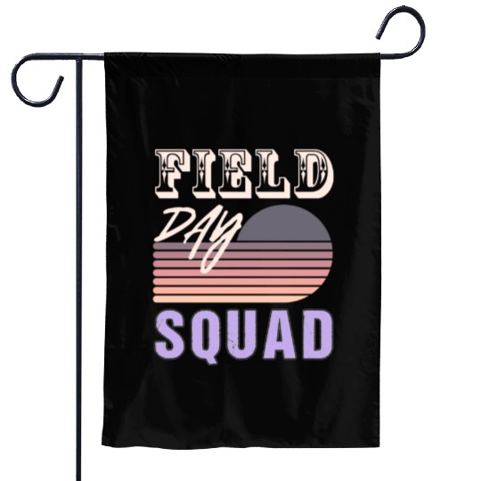 FIELD DAY SQUAD Garden Flags