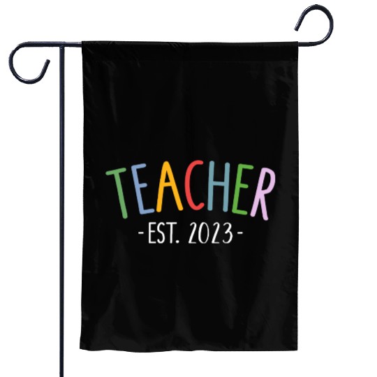 Teacher 2023 For New Teacher Graduation Garden Flags