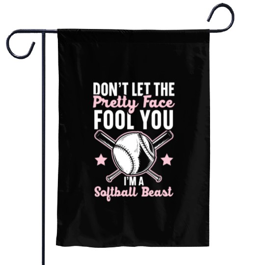 Baseball Girl Baseball Player Baseball Coach Garden Flags