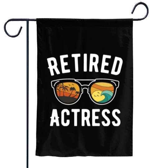 Retired Hollywood Actress Beachwear Designer Garden Flags