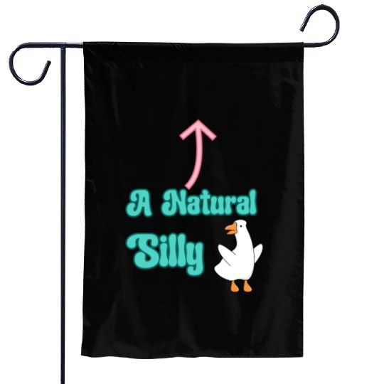 A Natural Silly Goose: Fun & Lighthearted Design Garden Flags