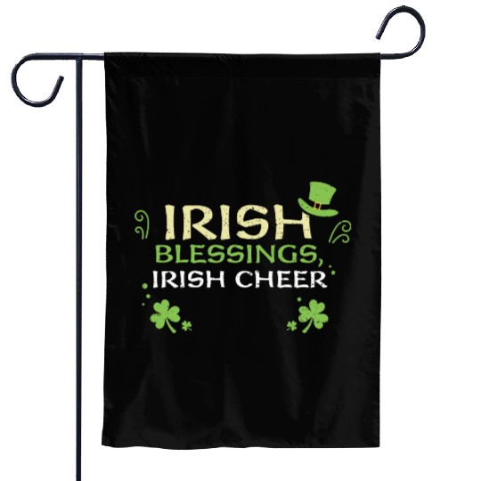 Irish blessings, Irish cheer Garden Flags