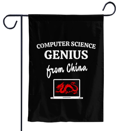 Computer Science Genius From China Admin Garden Flags