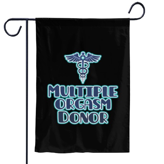 Multi Orgasm Donor Garden Flags