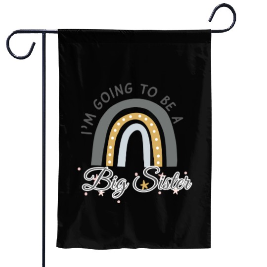 I'm Going To Be A Big Sister Garden Flags