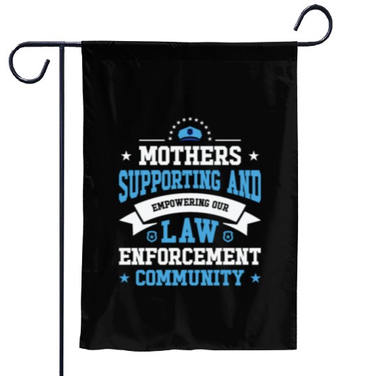 Police Mothers Day Cop Officer Law Enforcement Garden Flags