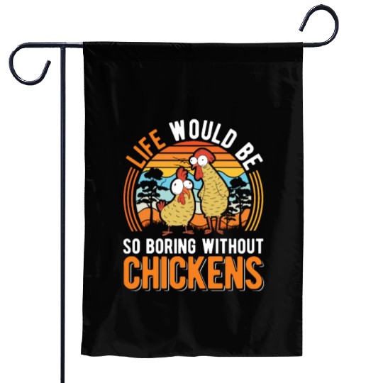 Chickens Chicken Farm Farmer Garden Flags