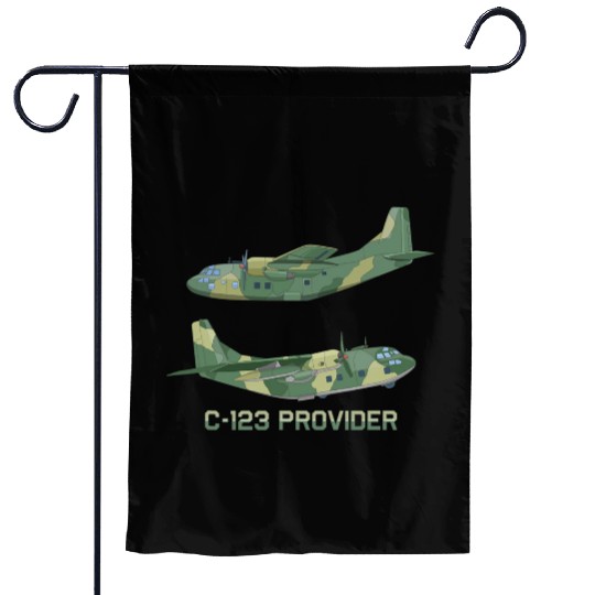 C 123 Provider American Military Transport Aircraf Garden Flags
