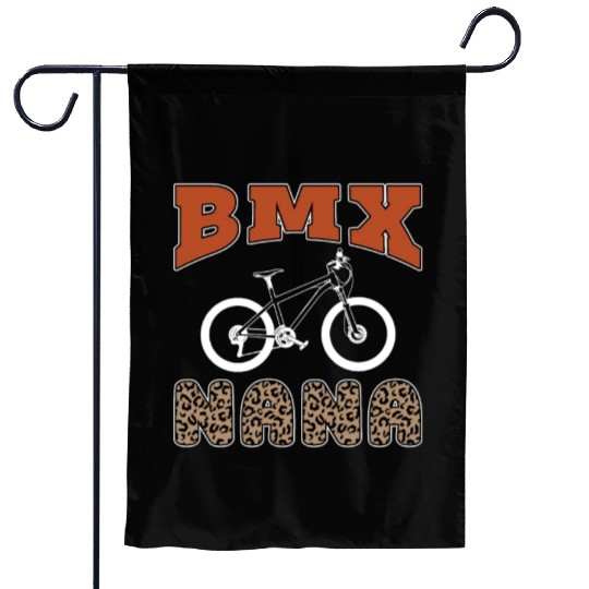BMX Racing BMX Nana Bicycle Cycling Loves Cyclist Garden Flags