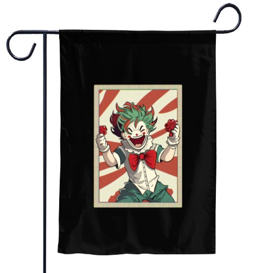 Happy joker card Garden Flags