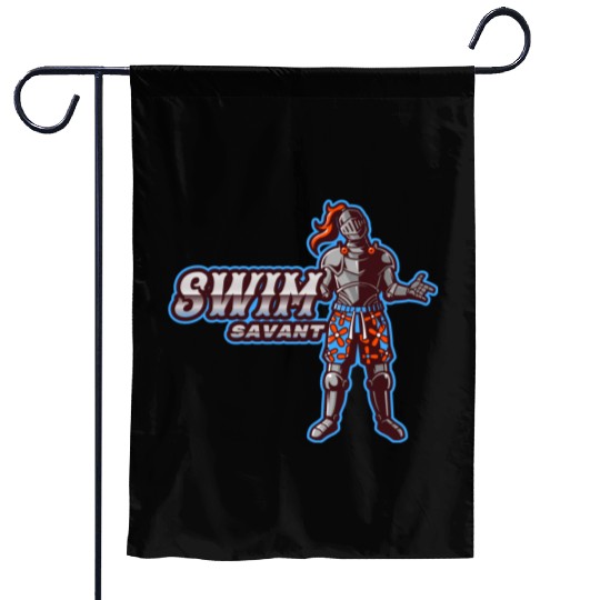 Swim Savant | Knight With Swim Trunks Garden Flags