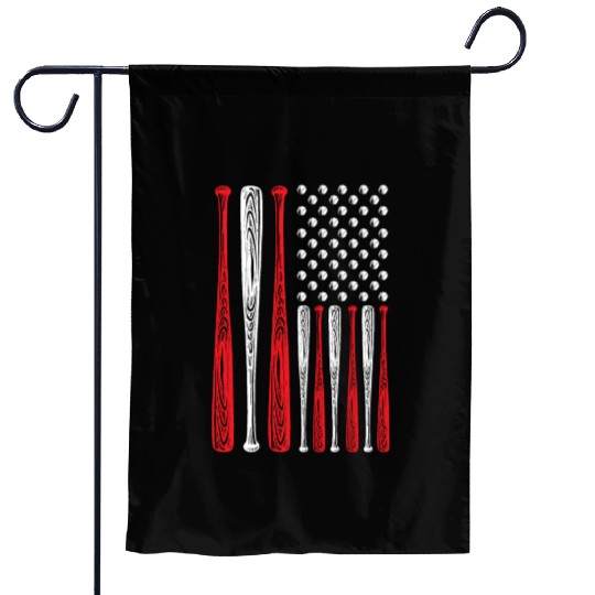 Baseball Lover Baseball Player Baseball Coach USA Garden Flags