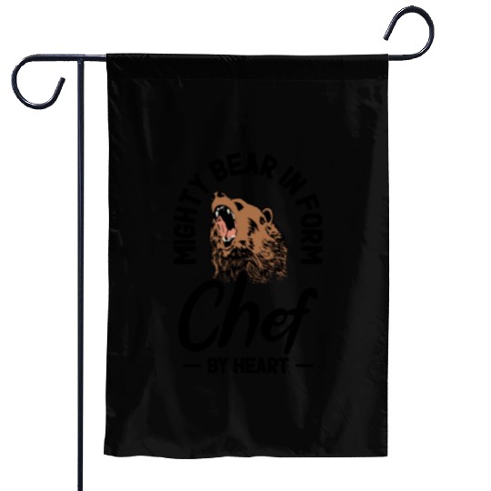 Chef Beast Animal Lover Bear Cooking Meals Garden Flags
