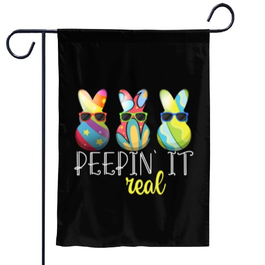 Peepin 39 It Real Happy Easter Bunny Egg Hunt Garden Flags