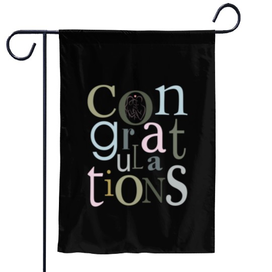 congratulations newborn baby Garden Flags