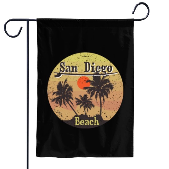 San Diego Beach Surfing Garden Flags 12166736 09