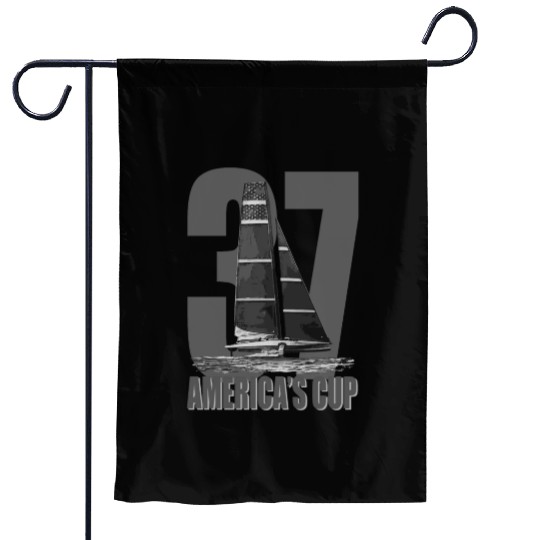 America's Cup 37 Grey Garden Flags