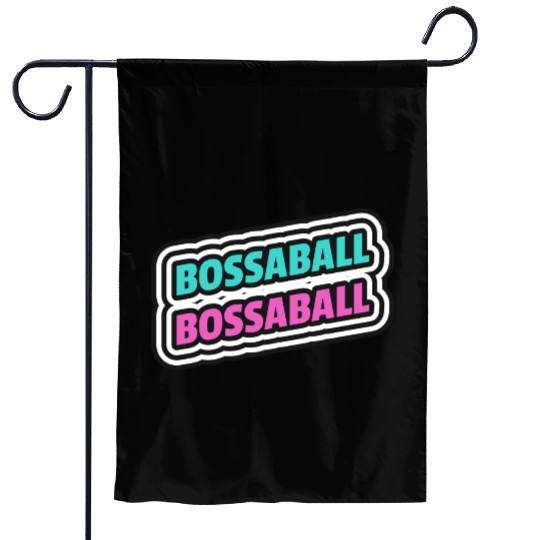 Bossaball Sports Typography Garden Flags
