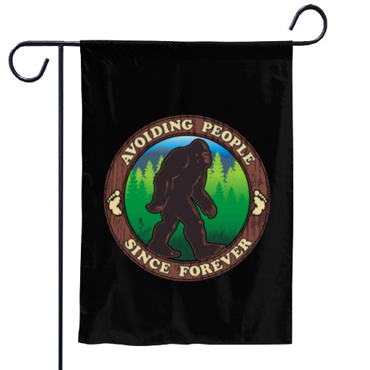 Bigfoot - Avoiding People Since Forever Garden Flags