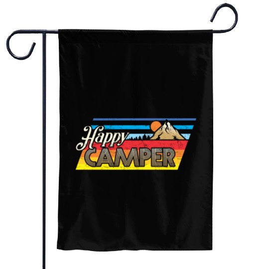 Happy Camper Garden Flags