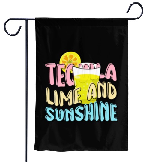 Tequila Lime and Sunshine, summer is coming Garden Flags
