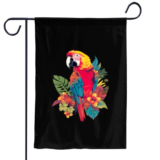 Macaw Parrot for a Bird Lover Animal Lover Garden Flags