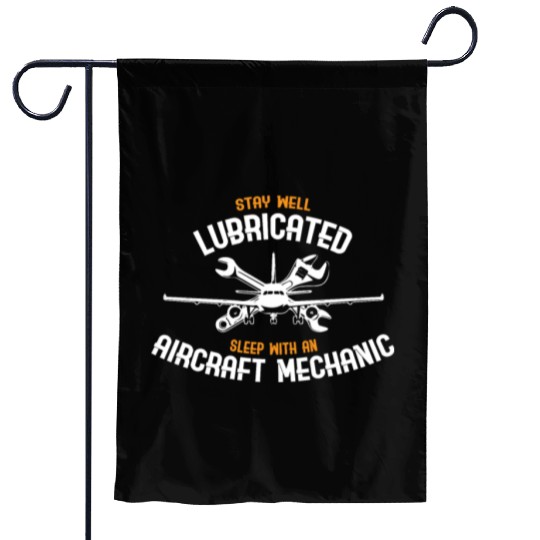 Aircraft Mechanic Garden Flags