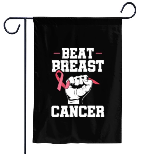 Beat Breast Cancer Advocacy Breast Cancer Garden Flags